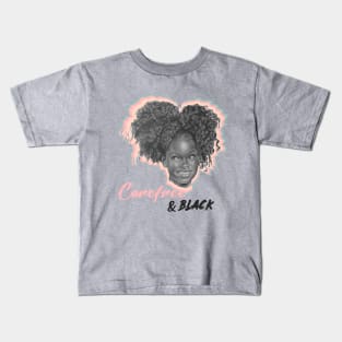 Carefree and Black Kids T-Shirt